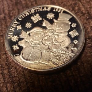 1996 Christmas Silver Round